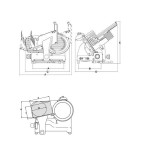 Αλλαντομηχανή Λεπίδα 330mm PALLADIO 330 EVO USA SRM-PALLADIO 330 EVO USA